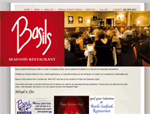 Tablet Screenshot of basils.com.au